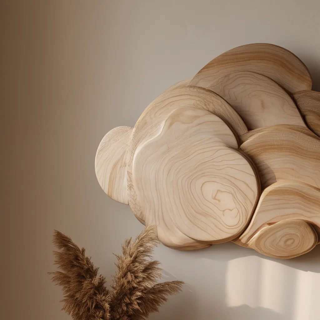Abstract Wooden Wall Sculpture